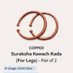 Copper Bangal Kada (For Legs)